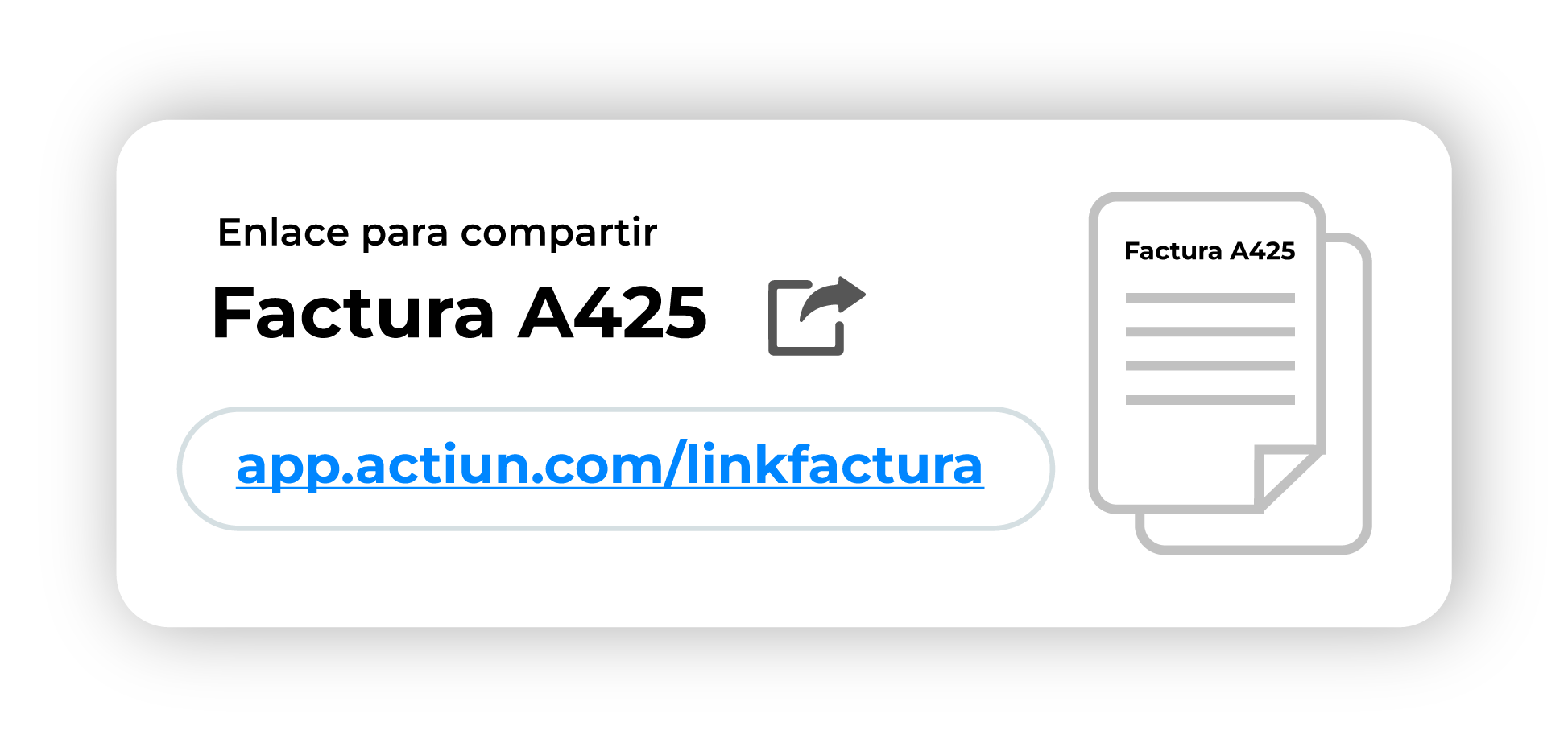 Compartir facturas por link